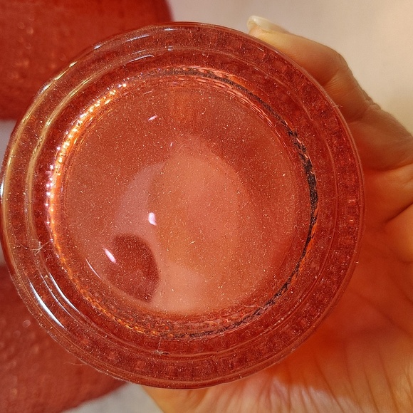 Bubble Side Glass Tumbler Glasses Set Of 4 Pink - Picture 3 of 5